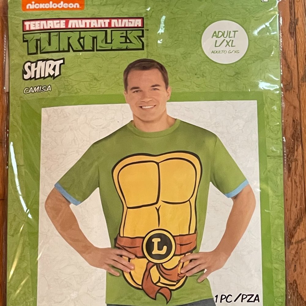 MENS NINJA TURTLE COSTUME SHIRT